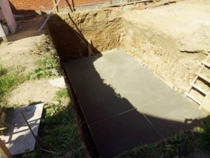 Цементно-песчаная стяжка для гидроизоляции гаража